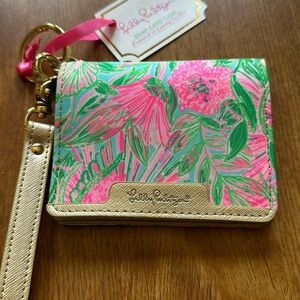 lily pulitzer wallet - snap ID card case